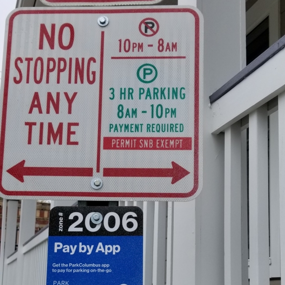 Street Parking Sign