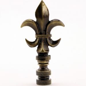 Antique Brass Fleur de Lis