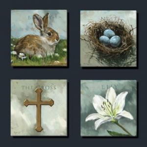 Bunny, Nest, Cross, Lily